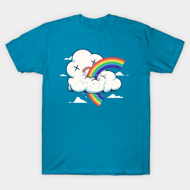 Cloud Hates Rainbow T Shirt T-Shirt by RonanLynam